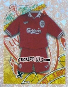 Sticker Home Kit - Premier League Inglese 1997-1998 - Merlin