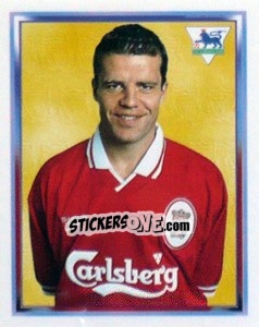 Sticker Stig Inge Bjornebye - Premier League Inglese 1997-1998 - Merlin