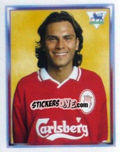 Figurina Patrik Berger - Premier League Inglese 1997-1998 - Merlin