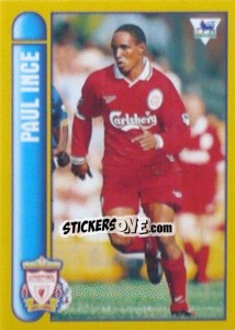 Cromo Paul Ince (International Player) - Premier League Inglese 1997-1998 - Merlin