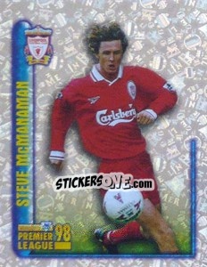 Sticker Steve McManaman (Superstar) - Premier League Inglese 1997-1998 - Merlin