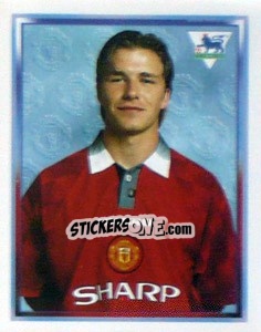 Cromo David Beckham - Premier League Inglese 1997-1998 - Merlin