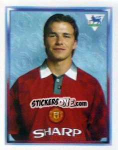 Figurina David Beckham - Premier League Inglese 1997-1998 - Merlin