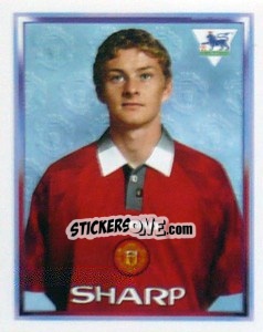 Figurina Ole Gunnar Solskjaer - Premier League Inglese 1997-1998 - Merlin