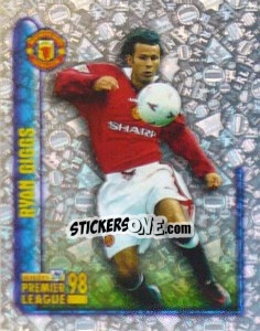 Figurina Ryan Giggs (Superstar) - Premier League Inglese 1997-1998 - Merlin