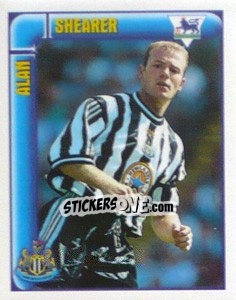 Sticker Alan Shearer (Top Scorer) - Premier League Inglese 1997-1998 - Merlin