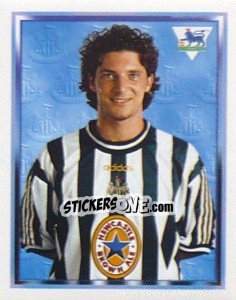 Cromo Alessandro Pistone - Premier League Inglese 1997-1998 - Merlin
