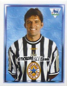 Cromo Philippe Albert - Premier League Inglese 1997-1998 - Merlin