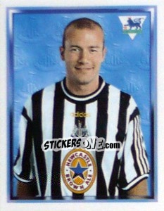 Figurina Alan Shearer - Premier League Inglese 1997-1998 - Merlin