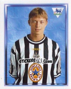 Sticker Jon Dahl Tomasson - Premier League Inglese 1997-1998 n. 381 - Merlin