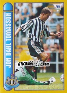 Sticker Jon Dahl Tomasson (International Player) - Premier League Inglese 1997-1998 n. 382 - Merlin