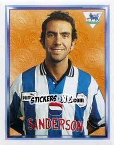 Sticker Paolo Di Canio - Premier League Inglese 1997-1998 - Merlin
