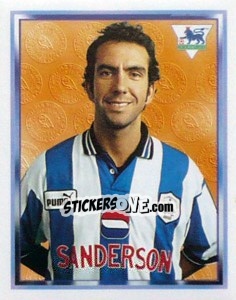 Figurina Paolo Di Canio - Premier League Inglese 1997-1998 - Merlin