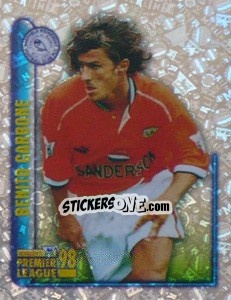 Cromo Benito Carbone (Supertar) - Premier League Inglese 1997-1998 - Merlin