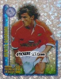 Sticker Benito Carbone (Supertar) - Premier League Inglese 1997-1998 n. 407 - Merlin