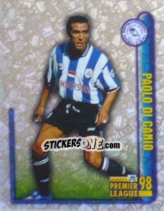 Figurina Paolo Di Canio (Hotshot) - Premier League Inglese 1997-1998 - Merlin