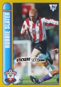 Cromo Robbie Slaterm (International Player) - Premier League Inglese 1997-1998 - Merlin