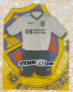 Figurina Home Kit - Premier League Inglese 1997-1998 - Merlin