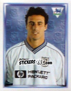 Sticker Ramon Vega - Premier League Inglese 1997-1998 - Merlin