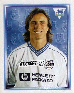 Sticker David Ginola - Premier League Inglese 1997-1998 n. 449 - Merlin
