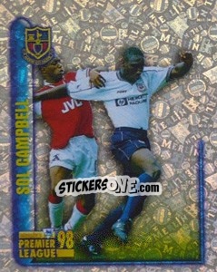 Cromo Sol Campbell (Superstar) - Premier League Inglese 1997-1998 - Merlin