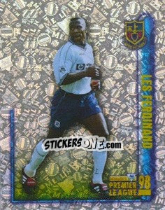 Figurina Les Ferdinand (Hotshot) - Premier League Inglese 1997-1998 - Merlin