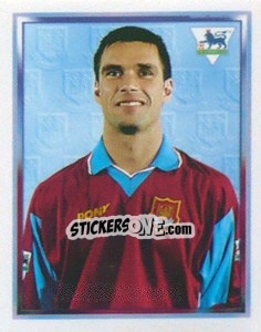 Figurina Steve Potts - Premier League Inglese 1997-1998 - Merlin