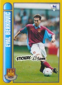 Sticker Eyal Berkovic (Overseas Player) - Premier League Inglese 1997-1998 - Merlin