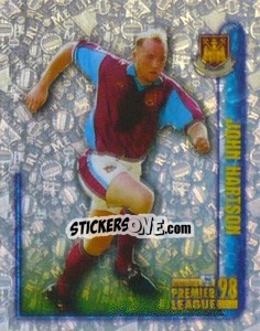 Sticker John Hartson (Hotshot) - Premier League Inglese 1997-1998 n. 480 - Merlin