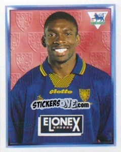 Figurina Efan Ekoku - Premier League Inglese 1997-1998 - Merlin