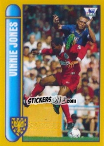 Figurina Vinnie Jones (International Player) - Premier League Inglese 1997-1998 - Merlin