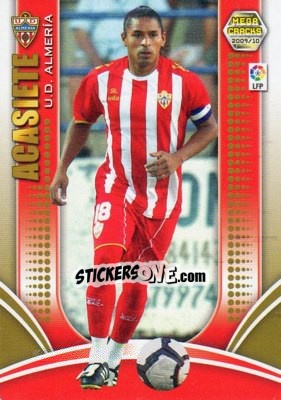 Figurina Acasiete - Liga BBVA 2009-2010. Megacracks - Panini