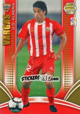 Figurina Vargas - Liga BBVA 2009-2010. Megacracks - Panini