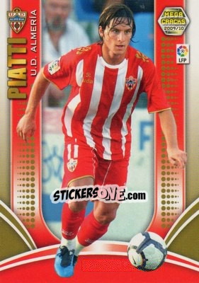 Sticker Piatti - Liga BBVA 2009-2010. Megacracks - Panini