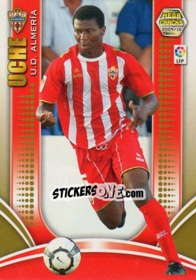 Cromo Uche - Liga BBVA 2009-2010. Megacracks - Panini