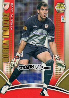 Sticker Gorka Iraizoz - Liga BBVA 2009-2010. Megacracks - Panini