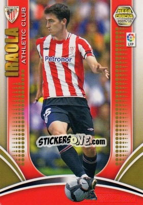 Sticker Iraola - Liga BBVA 2009-2010. Megacracks - Panini