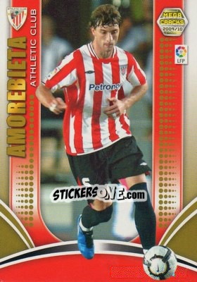 Sticker Amorebieta - Liga BBVA 2009-2010. Megacracks - Panini