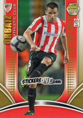 Sticker Orbaiz - Liga BBVA 2009-2010. Megacracks - Panini