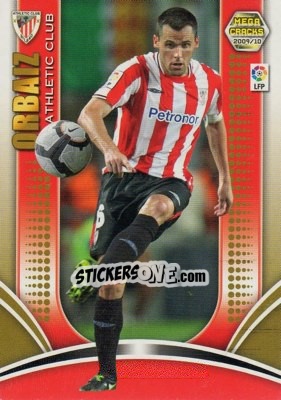 Sticker Orbaiz - Liga BBVA 2009-2010. Megacracks n. 27 - Panini