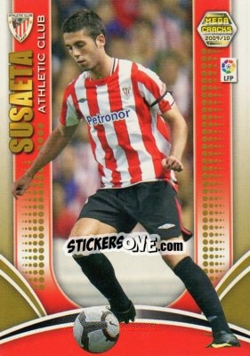 Cromo Susaeta - Liga BBVA 2009-2010. Megacracks - Panini