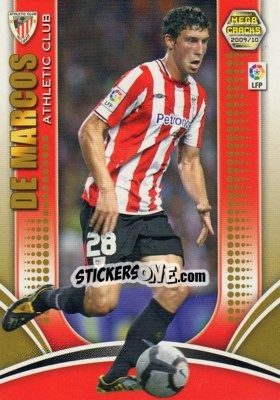 Sticker De Marcos - Liga BBVA 2009-2010. Megacracks - Panini