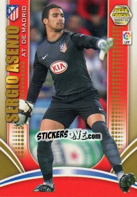 Figurina Sergio Asenjo - Liga BBVA 2009-2010. Megacracks - Panini