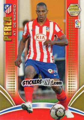 Sticker Perea - Liga BBVA 2009-2010. Megacracks - Panini