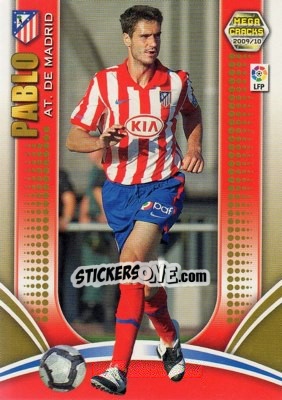 Cromo Pablo - Liga BBVA 2009-2010. Megacracks n. 43 - Panini