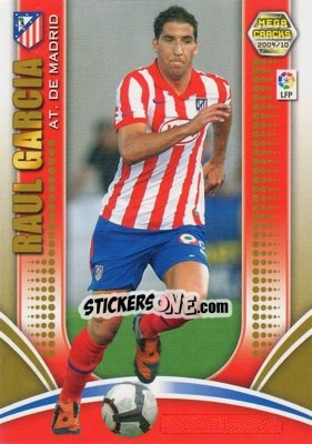 Sticker Raul Garcia - Liga BBVA 2009-2010. Megacracks n. 46 - Panini