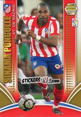 Sticker Sinama-Pongolle - Liga BBVA 2009-2010. Megacracks n. 54 - Panini
