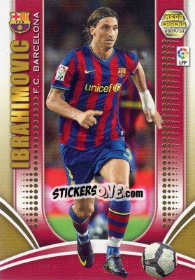 Sticker Ibrahimovic - Liga BBVA 2009-2010. Megacracks n. 70 - Panini