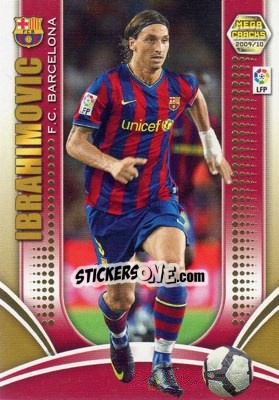 Figurina Ibrahimovic - Liga BBVA 2009-2010. Megacracks - Panini