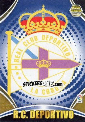 Sticker Emblema - Liga BBVA 2009-2010. Megacracks - Panini